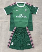26-27 Aston Villa Green GoalKeeper Kids Soccer Jersey