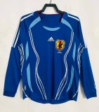 2006 Japan Home Long Sleeve Retro Soccer Jersey