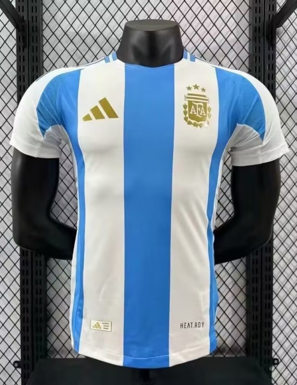 24-25 Argentina Home Player Version Soccer Jersey