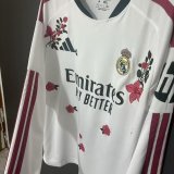 26-27 RMA Home Embroidered Version Long Sleeve Fans Soccer Jersey (长袖)