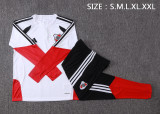 26-27 River Plate High Quality Half Pull Tracksuit