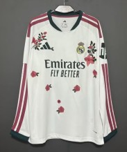 26-27 RMA Home Embroidered Version Long Sleeve Fans Soccer Jersey (长袖)
