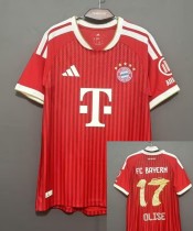 26-27 Bayern Home Embroidered Version Player Version Soccer Jersey