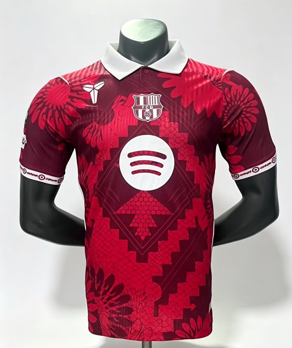 26-27 BAR Red Special Edition Player Version Soccer Jersey