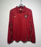 2020-2021 Portugal Home Long Sleeve Retro Soccer Jersey(长袖)