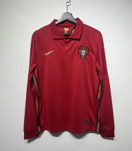 2020-2021 Portugal Home Long Sleeve Retro Soccer Jersey(长袖)