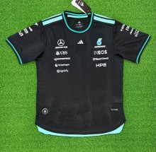2026 Mercedes New Pattern Heat Transfer Printing Short Sleeve Racing Suit