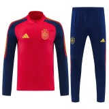 26-27  Spain High Quality Half Pull Tracksuit