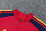 26-27  Spain High Quality Half Pull Tracksuit