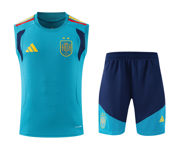26-27 Spain High quality Tank Top And Shorts Suit(With 2 Star)*两颗星