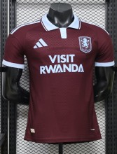 26-27 Aston Villa Home Player Version Soccer Jersey*带广告