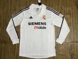 2004-2005 RMA Home Long Sleeve Retro Soccer Jersey