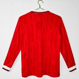 1992-1994 Man Utd Home Long sleeves Retro Soccer Jersey