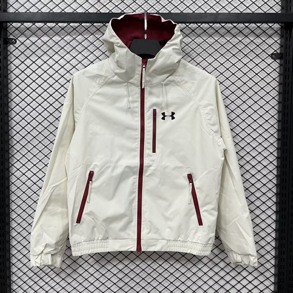 2026 UA White Windbreaker