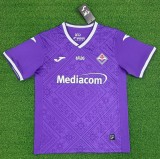 26-27 Fiorentina Home Fans Soccer Jersey*带广告