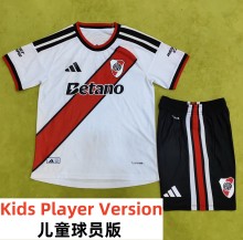 26-27 River Plate Home Kids Player Version Soccer Jersey (球员童装)