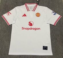 26-27 Man Utd White Special Edition Fans Soccer Jersey