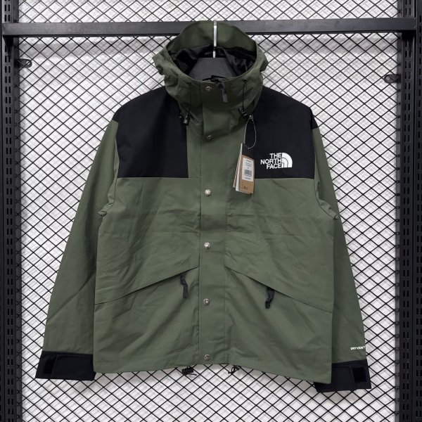 2026 TNF Green New Pattern Embroidered Windbreaker