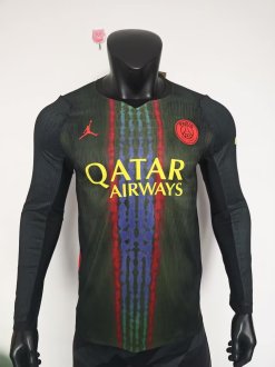 26-27 PSG Third Long Sleeve Player Version Soccer Jersey*长袖球员