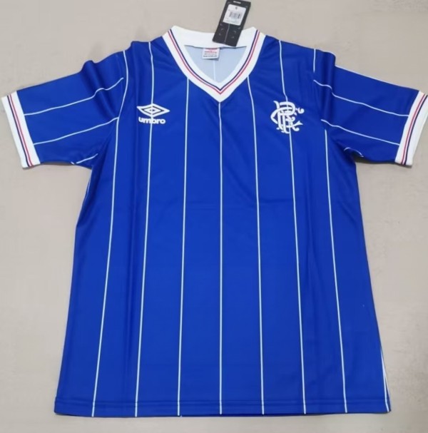 1981-1984 Rangers Home Retro Soccer Jersey
