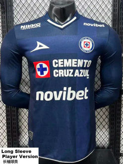 26-27 Cruz Azul Third Long Sleeve Player Version Soccer Jersey*长袖球员