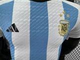 2022 Argentina Home Player Version Retro Soccer Jersey (三星)