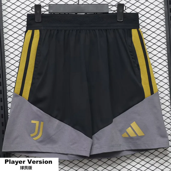 26-27 JUV Black Grey Player Version Training Shorts Pants(球员短裤)