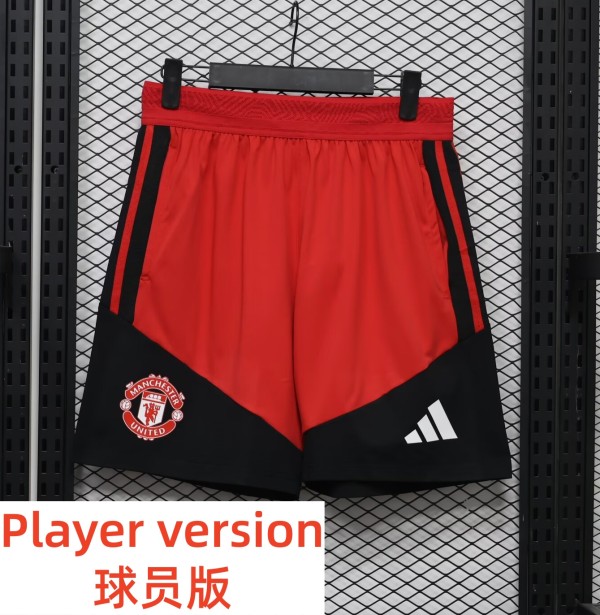 26-27 Man Utd Red Player Version Training Shorts Pants(球员短裤)