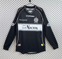 2002 Club Olimpia Away Long Sleeve Retro Soccer Jersey