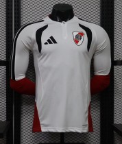 26-27 River Plate White Long Sleeve Player Version Soccer Jersey*长袖球员