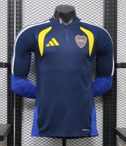 26-27 Boca Juniors Blue Long Sleeve Player Version Soccer Jersey*长袖球员