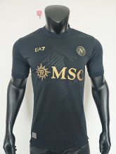 26-27 Napoli Fourth Black Player Version Soccer Jersey
