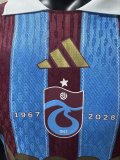 27-28 Trabzonspor Home Player Version Soccer Jersey