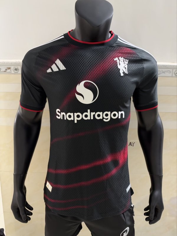 27-28 Man Utd Third Player Version Soccer Jersey