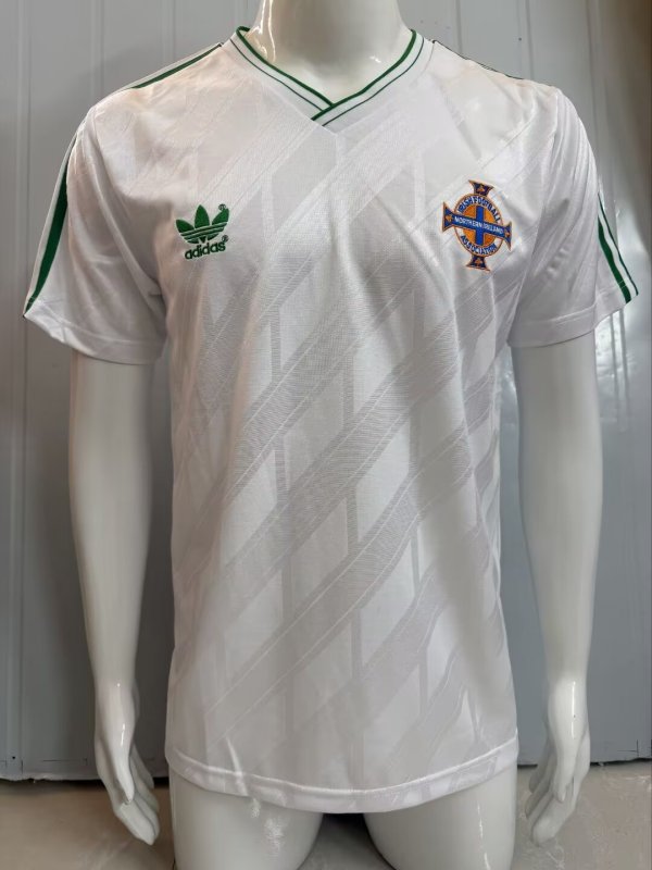 1986 Northern Ireland Home Retro Soccer Jersey
