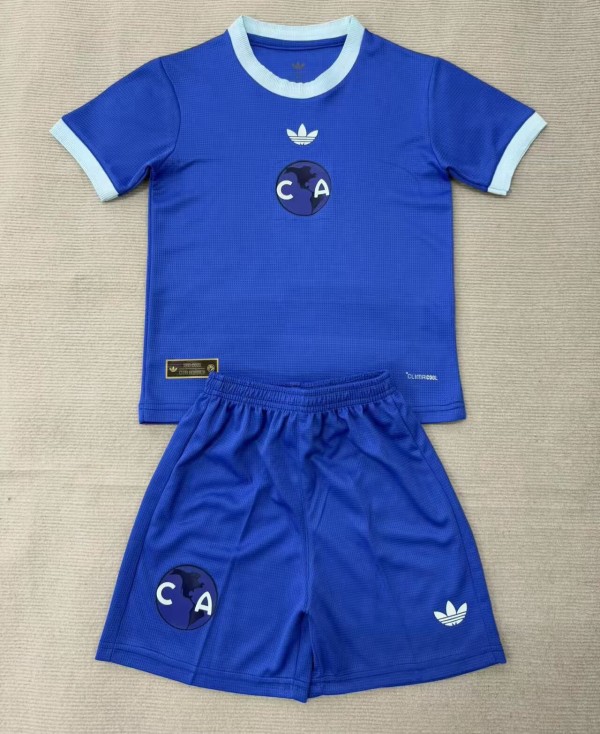 26-27 Club America Blue 110th Anniversary Edition Kids Soccer Jersey