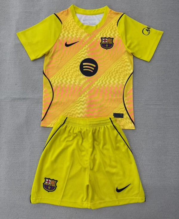 26-27 BAR Yellow GoalKeeper Adult Suit