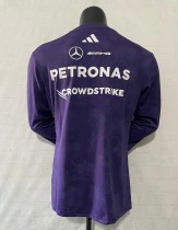 2026 F1 Benz New Pattern Long Sleeve Racing Suit