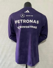 2026 F1 Benz New Pattern Long Sleeve Racing Suit