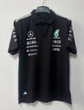 2026 F1 Benz New Pattern Short Sleeve Racing Suit