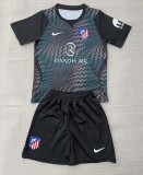 26-27 ATM Black GoalKeeper Kids Soccer Jersey