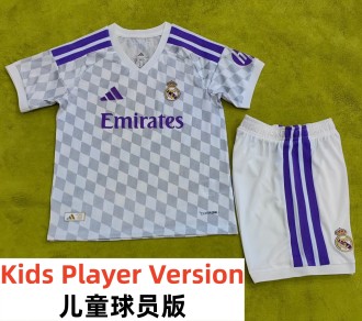 27-28 RMA Home Kids Player Version Soccer Jersey (球员童装)