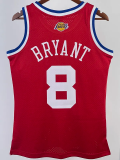 ALL-STAR BRYANT #8 Red Top Quality Hot Pressing NBA Jersey