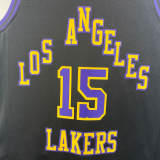23-24 LAKERS REAVES #15 Black City Edition Top Quality Hot Pressing NBA Jersey