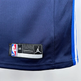 20-21 Dallas Mavericks IRVING #11 Royal Blue Top Quality Hot Pressing NBA Jersey (Trapeze Edition)
