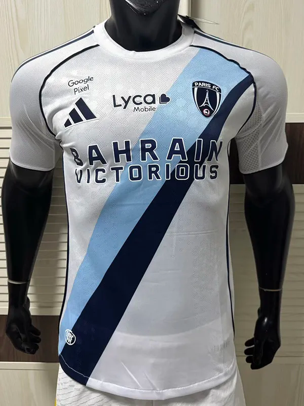 25-26 Paris FC Away Player Version Soccer Jersey 1:1 Thai Quality