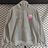 25-26 BAR Gray Hoody 灰色(加绒)粉标