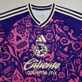 25-26 Club America Purple All Saints' Day Soccer Jersey