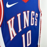 24-25 Kings DEROZAN #10 Blue City Edition Top Quality Hot Pressing NBA Jersey