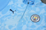 25-26 Man City High Quality Half Pull Tracksuit
